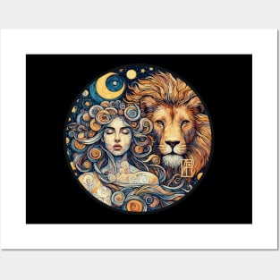 ZODIAC Leo - Astrological LEO - LEO - ZODIAC sign - Van Gogh style - 24 Posters and Art